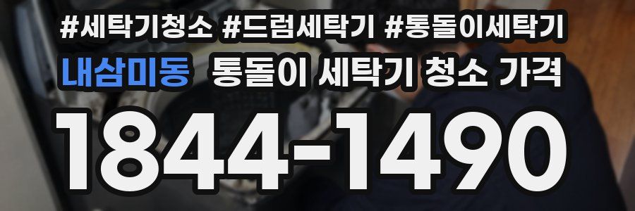 내삼미동 통돌이 세탁기 청소 가격
