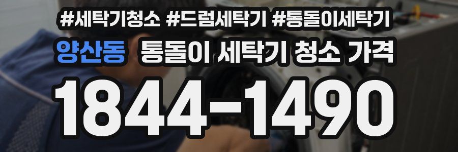 양산동 통돌이 세탁기 청소 가격