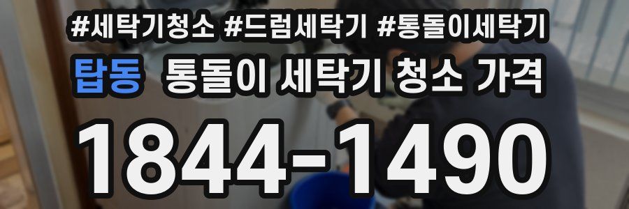 탑동 통돌이 세탁기 청소 가격