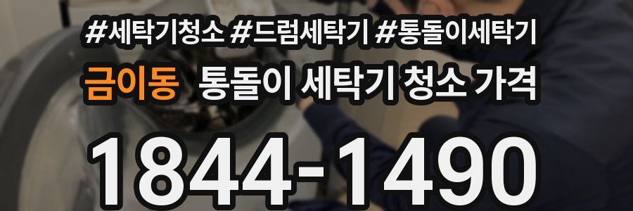 금이동 통돌이 세탁기 청소 가격