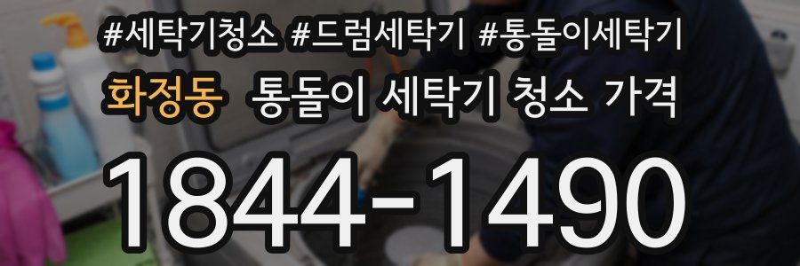 화정동 통돌이 세탁기 청소 가격