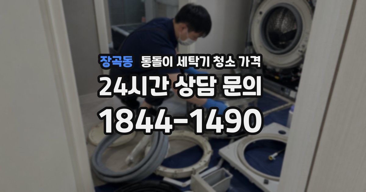 장곡동 통돌이 세탁기 청소 가격