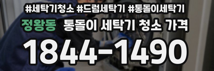 정왕동 통돌이 세탁기 청소 가격