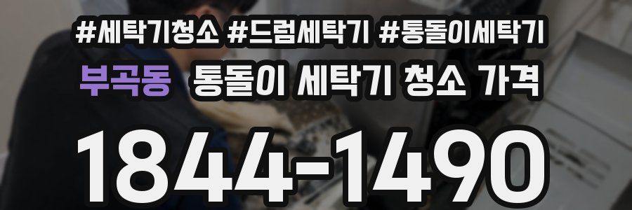 부곡동 통돌이 세탁기 청소 가격