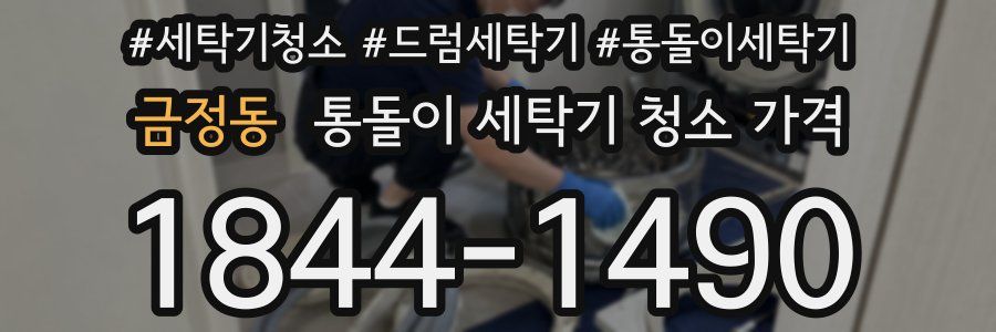 금정동 통돌이 세탁기 청소 가격