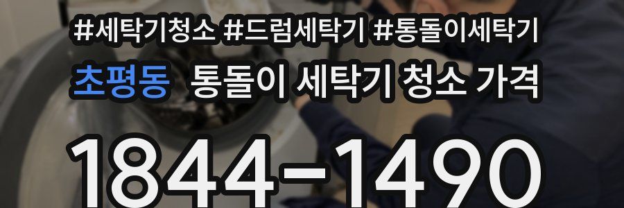초평동 통돌이 세탁기 청소 가격