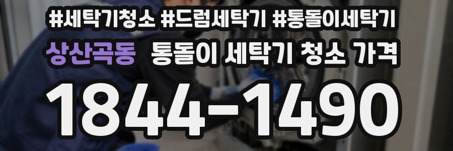상산곡동 통돌이 세탁기 청소 가격