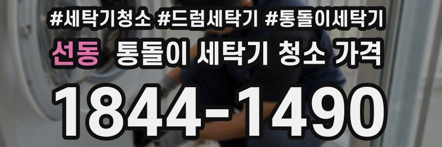 선동 통돌이 세탁기 청소 가격