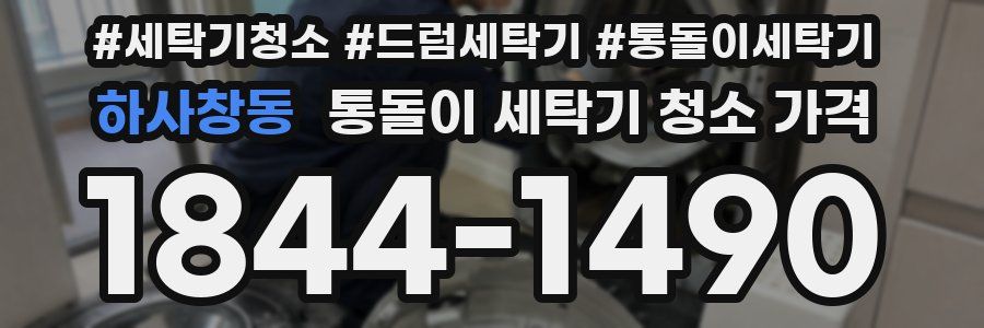 하사창동 통돌이 세탁기 청소 가격