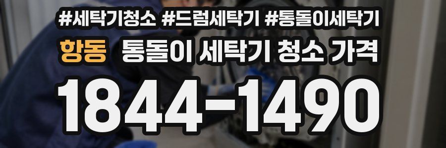 항동 통돌이 세탁기 청소 가격