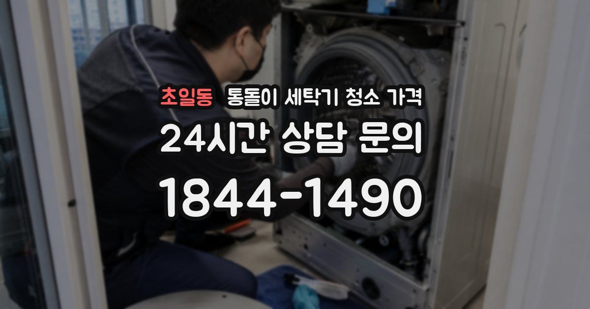 초일동 통돌이 세탁기 청소 가격