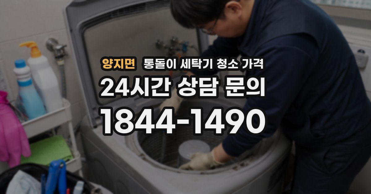 양지면 통돌이 세탁기 청소 가격
