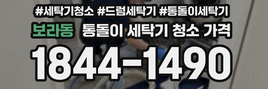 보라동 통돌이 세탁기 청소 가격