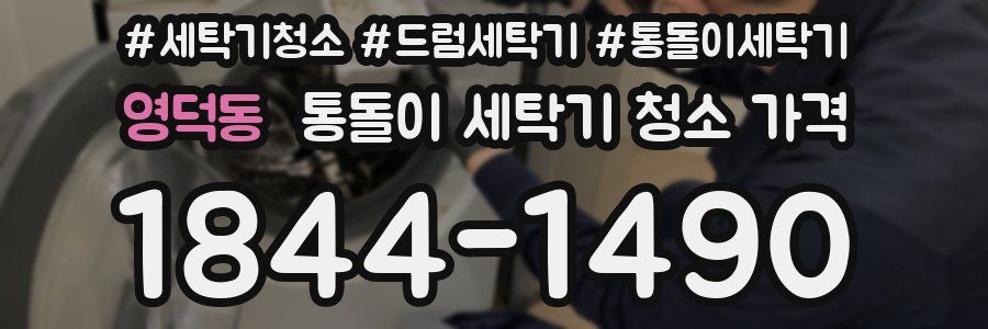 영덕동 통돌이 세탁기 청소 가격