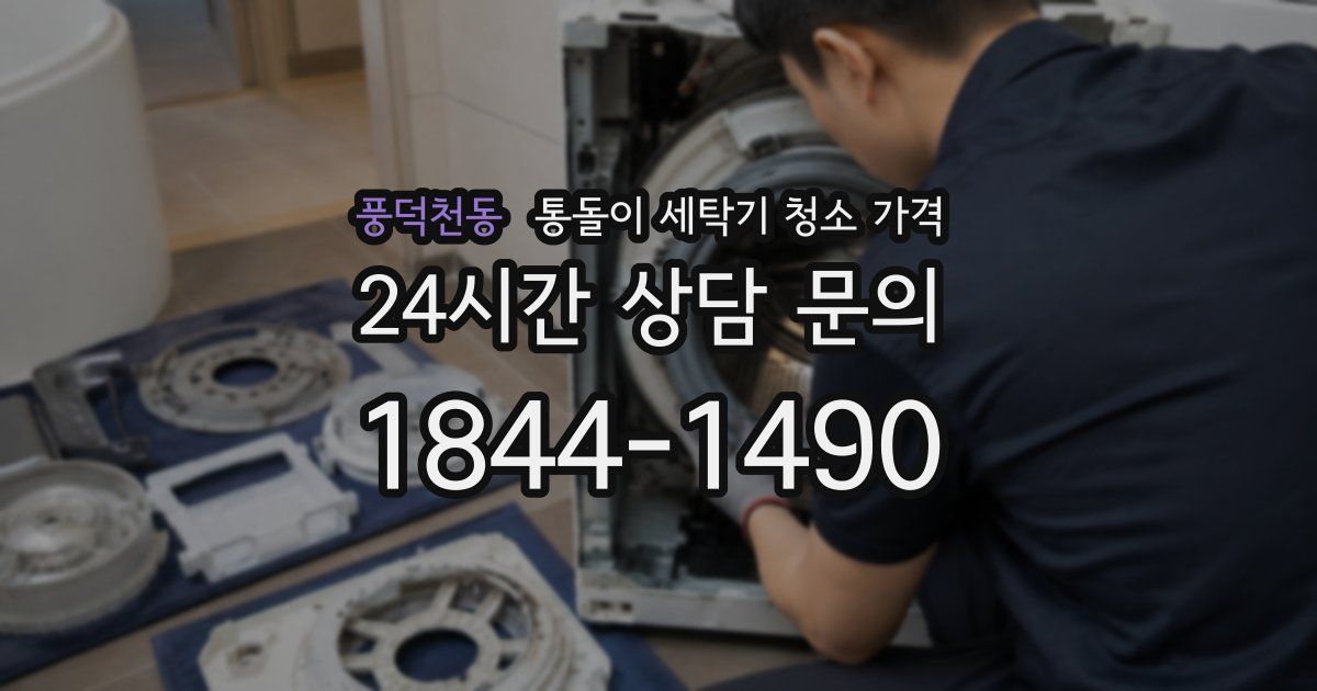 풍덕천동 통돌이 세탁기 청소 가격
