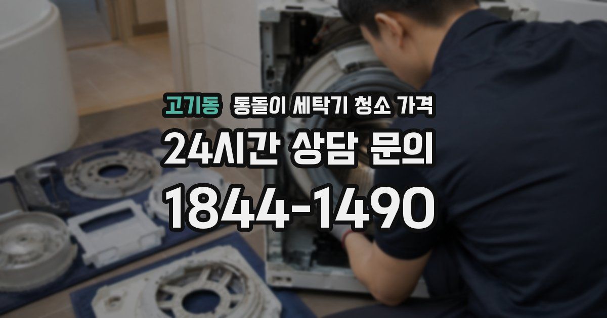 고기동 통돌이 세탁기 청소 가격