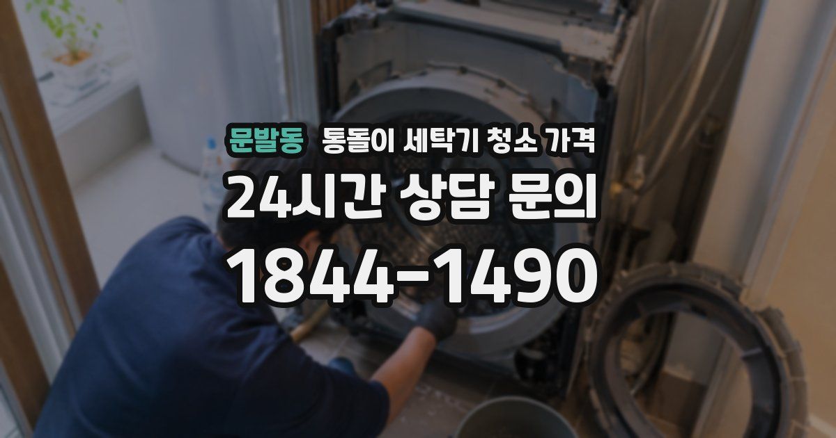 문발동 통돌이 세탁기 청소 가격