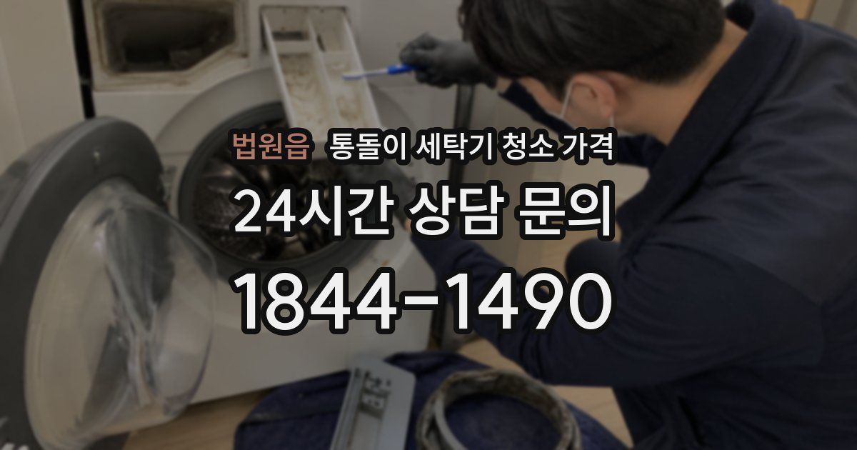 법원읍 통돌이 세탁기 청소 가격