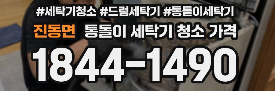 진동면 통돌이 세탁기 청소 가격