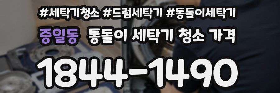 증일동 통돌이 세탁기 청소 가격