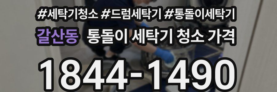 갈산동 통돌이 세탁기 청소 가격