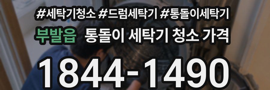 부발읍 통돌이 세탁기 청소 가격