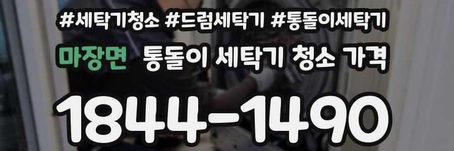 마장면 통돌이 세탁기 청소 가격