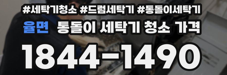 율면 통돌이 세탁기 청소 가격