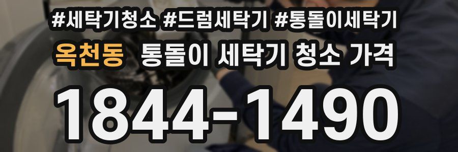 옥천동 통돌이 세탁기 청소 가격