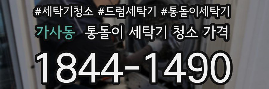 가사동 통돌이 세탁기 청소 가격
