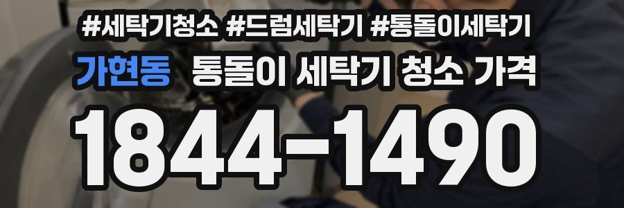 가현동 통돌이 세탁기 청소 가격
