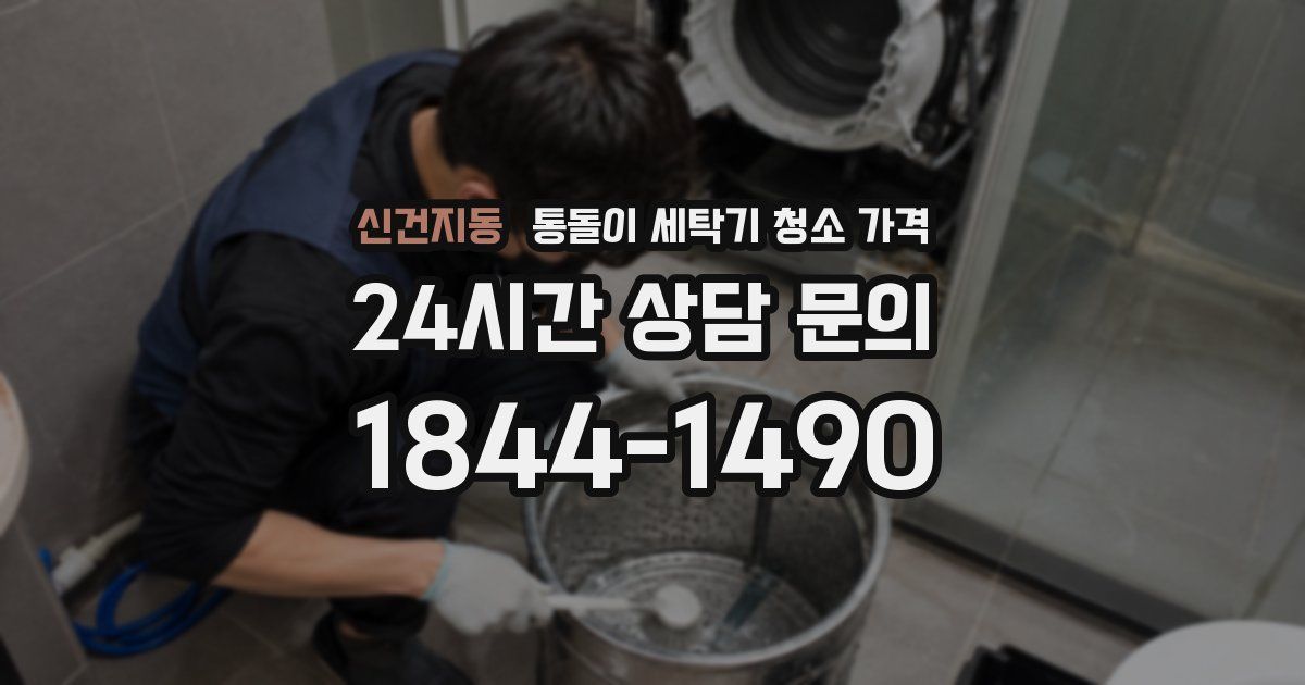 신건지동 통돌이 세탁기 청소 가격