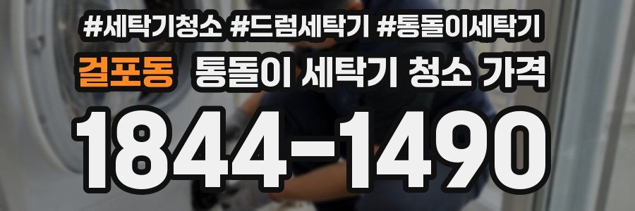 걸포동 통돌이 세탁기 청소 가격