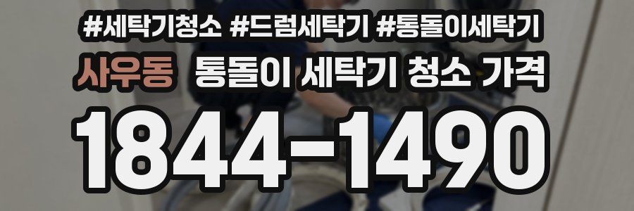 사우동 통돌이 세탁기 청소 가격