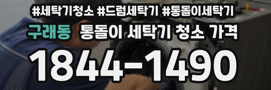 구래동 통돌이 세탁기 청소 가격
