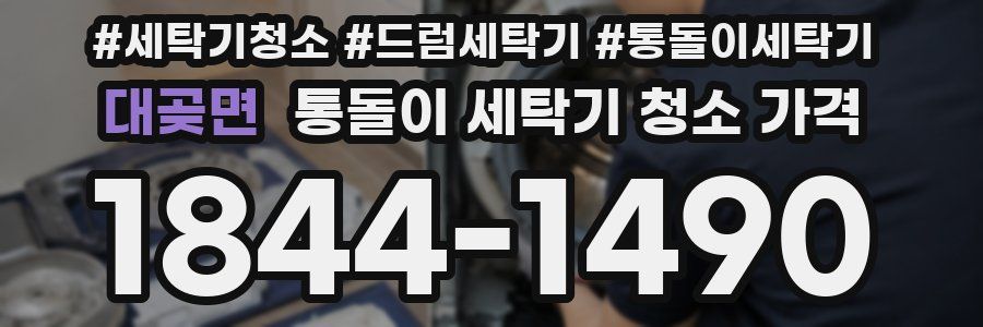 대곶면 통돌이 세탁기 청소 가격