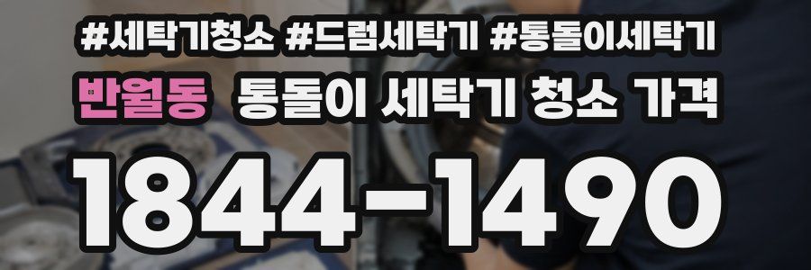 반월동 통돌이 세탁기 청소 가격