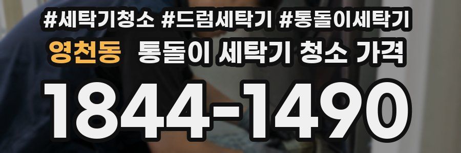 영천동 통돌이 세탁기 청소 가격