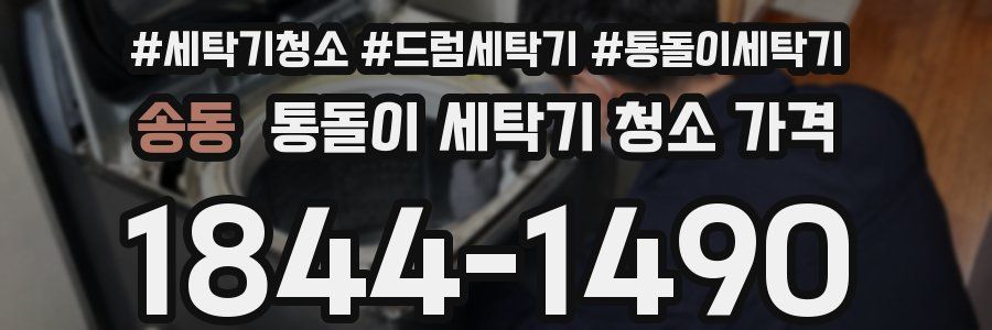 송동 통돌이 세탁기 청소 가격