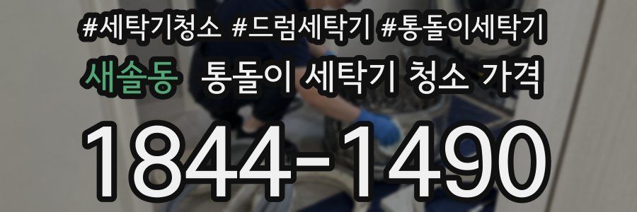 새솔동 통돌이 세탁기 청소 가격