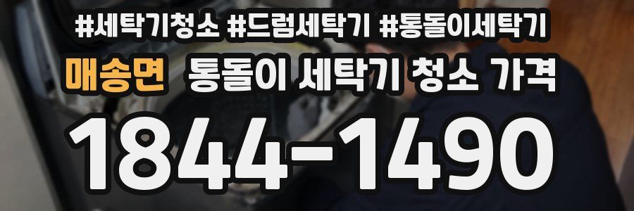 매송면 통돌이 세탁기 청소 가격