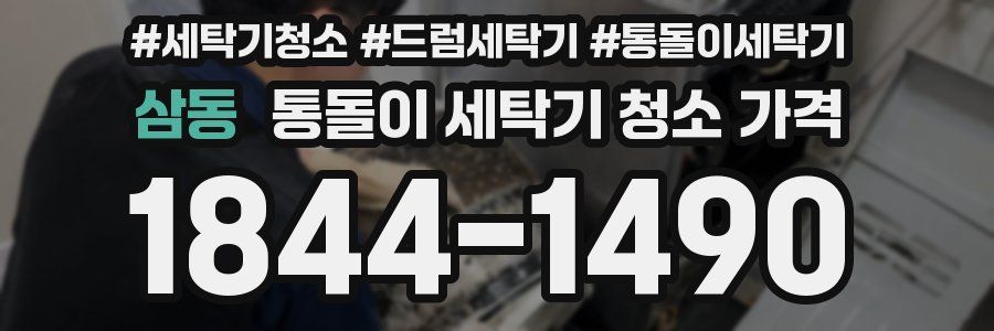 삼동 통돌이 세탁기 청소 가격