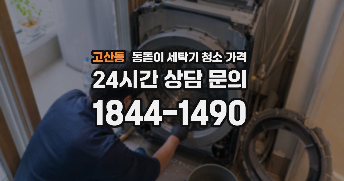 고산동 통돌이 세탁기 청소 가격