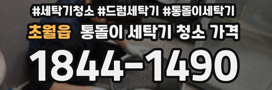 초월읍 통돌이 세탁기 청소 가격