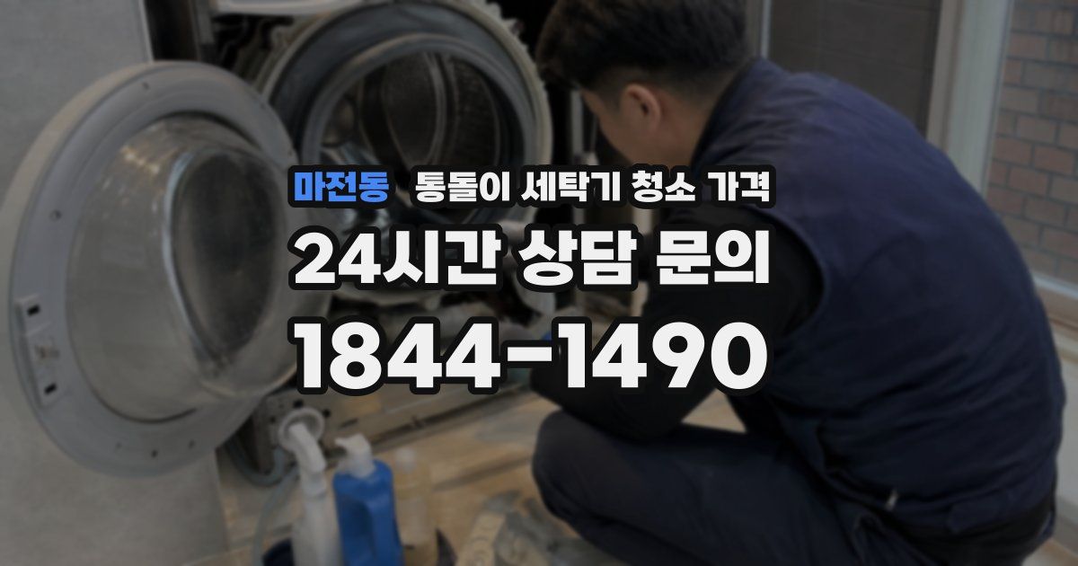 마전동 통돌이 세탁기 청소 가격