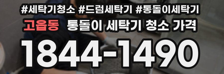 고읍동 통돌이 세탁기 청소 가격