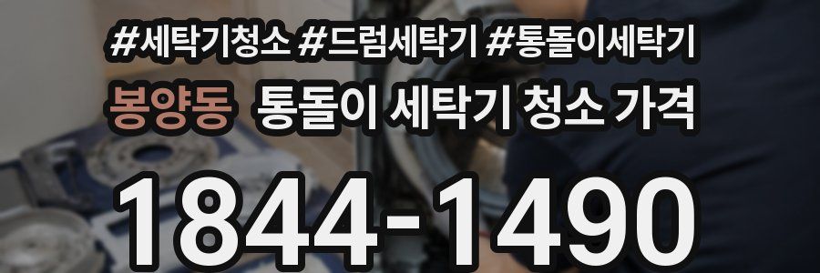 봉양동 통돌이 세탁기 청소 가격