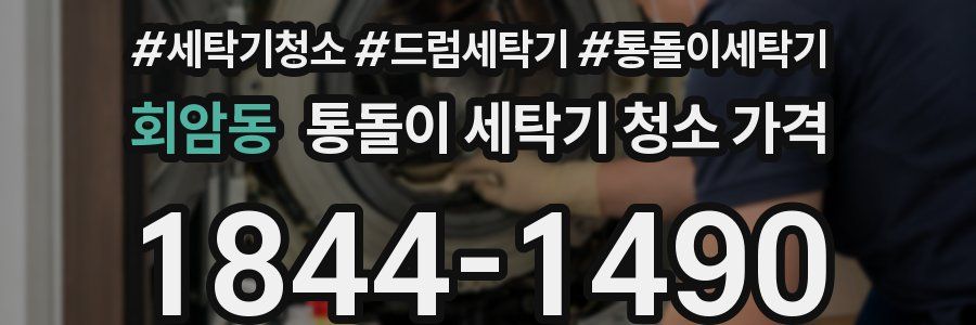 회암동 통돌이 세탁기 청소 가격