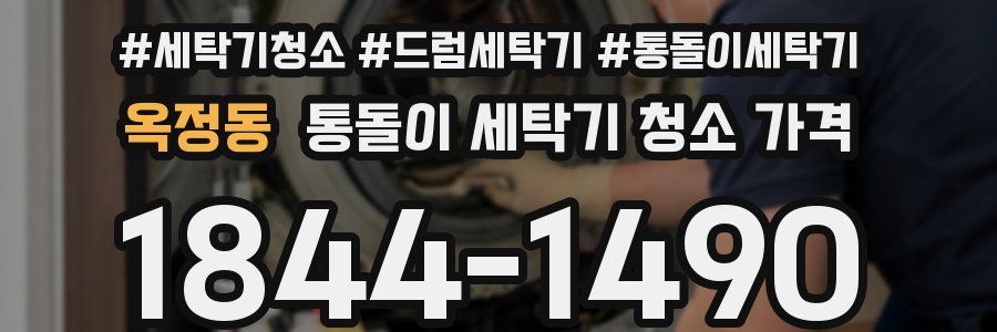 옥정동 통돌이 세탁기 청소 가격