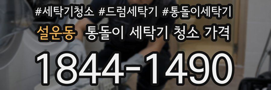 설운동 통돌이 세탁기 청소 가격